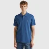 Air force blue regular fit polo