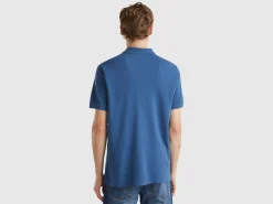 Air force blue regular fit polo