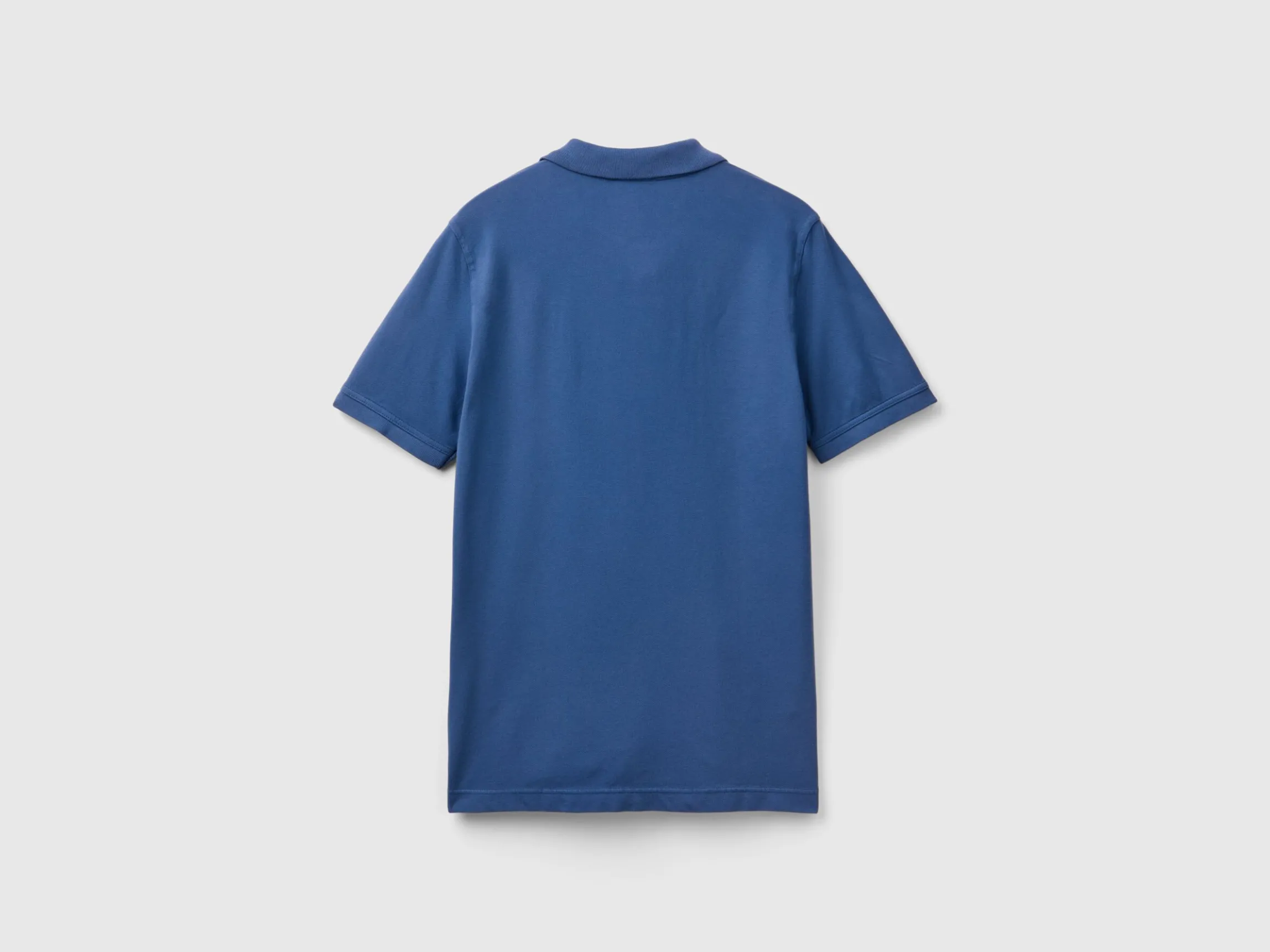Air force blue slim fit polo