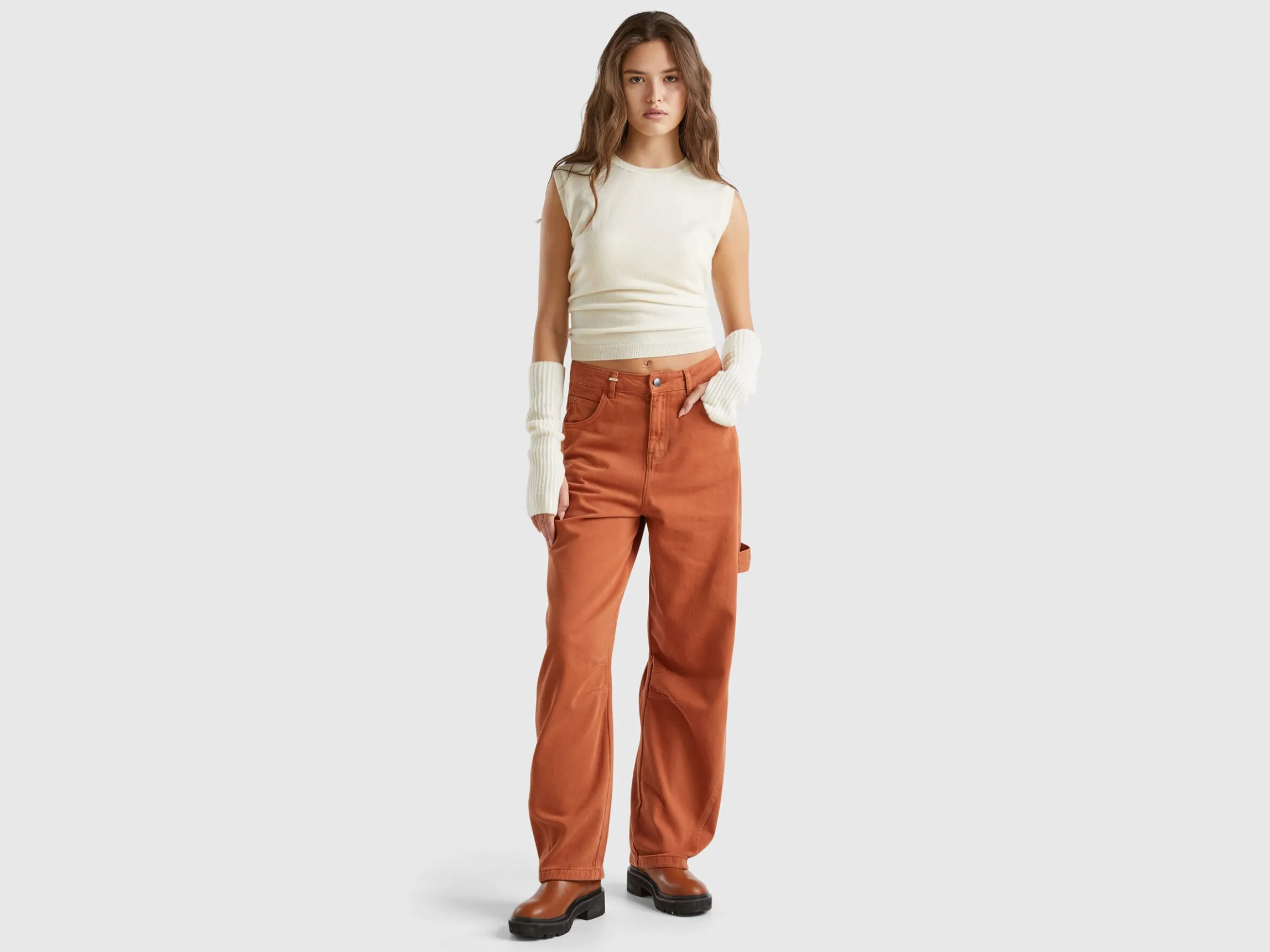 Baggy fit trousers
