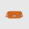 Baguette bag in synthetic leather