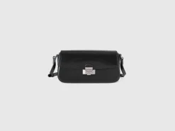 Baguette bag in synthetic leather