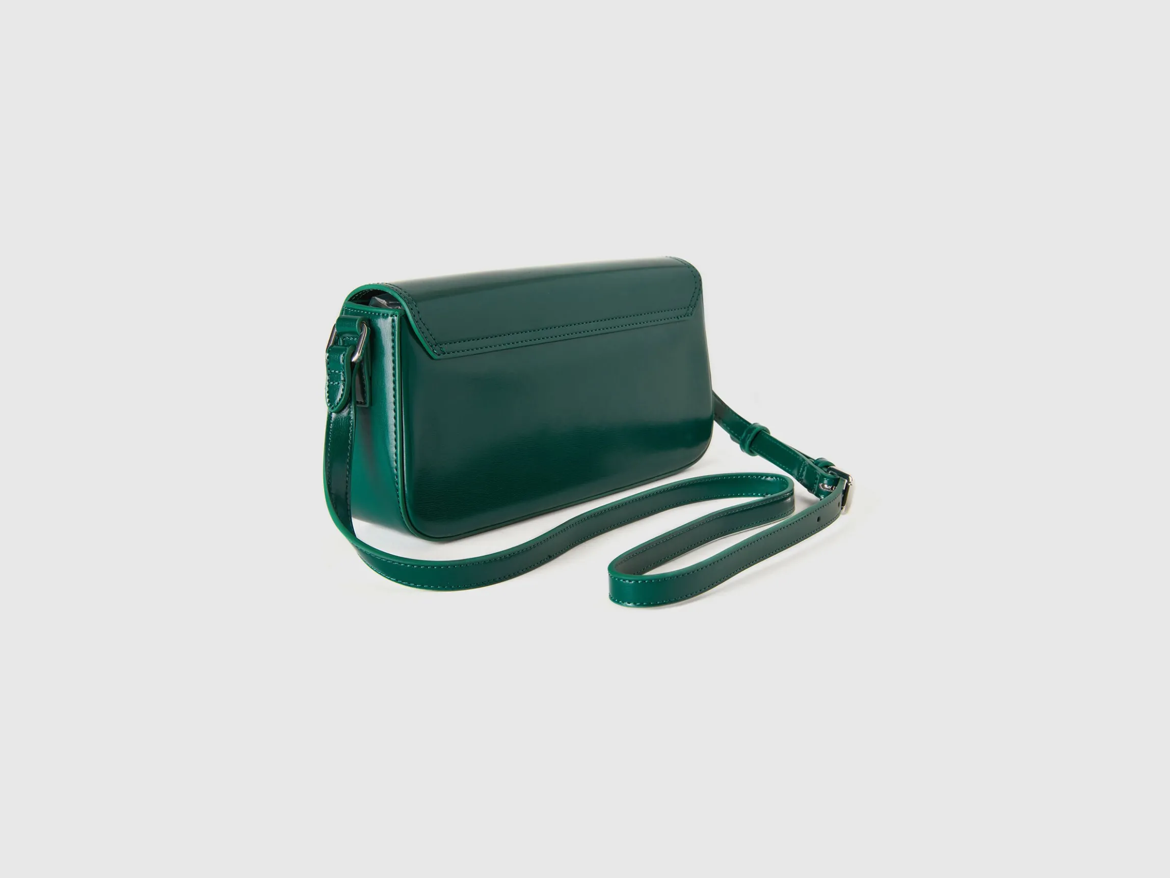 Baguette bag in synthetic leather