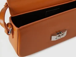 Baguette bag in synthetic leather