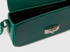 Baguette bag in synthetic leather