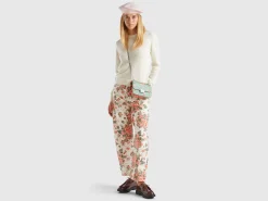 Balloon fit floral jeans