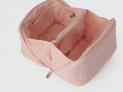 Beauty case in cotton blend