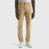 Beige slim fit chinos