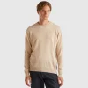 Beige sweater in pure cashmere