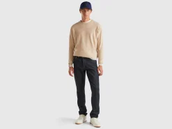 Beige sweater in pure cashmere