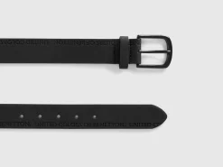 Belt with logo