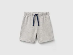 Bermudas in 100% organic cotton sweat
