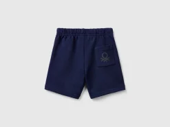 Bermudas in 100% organic cotton sweat