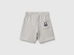 Bermudas in 100% organic cotton sweat