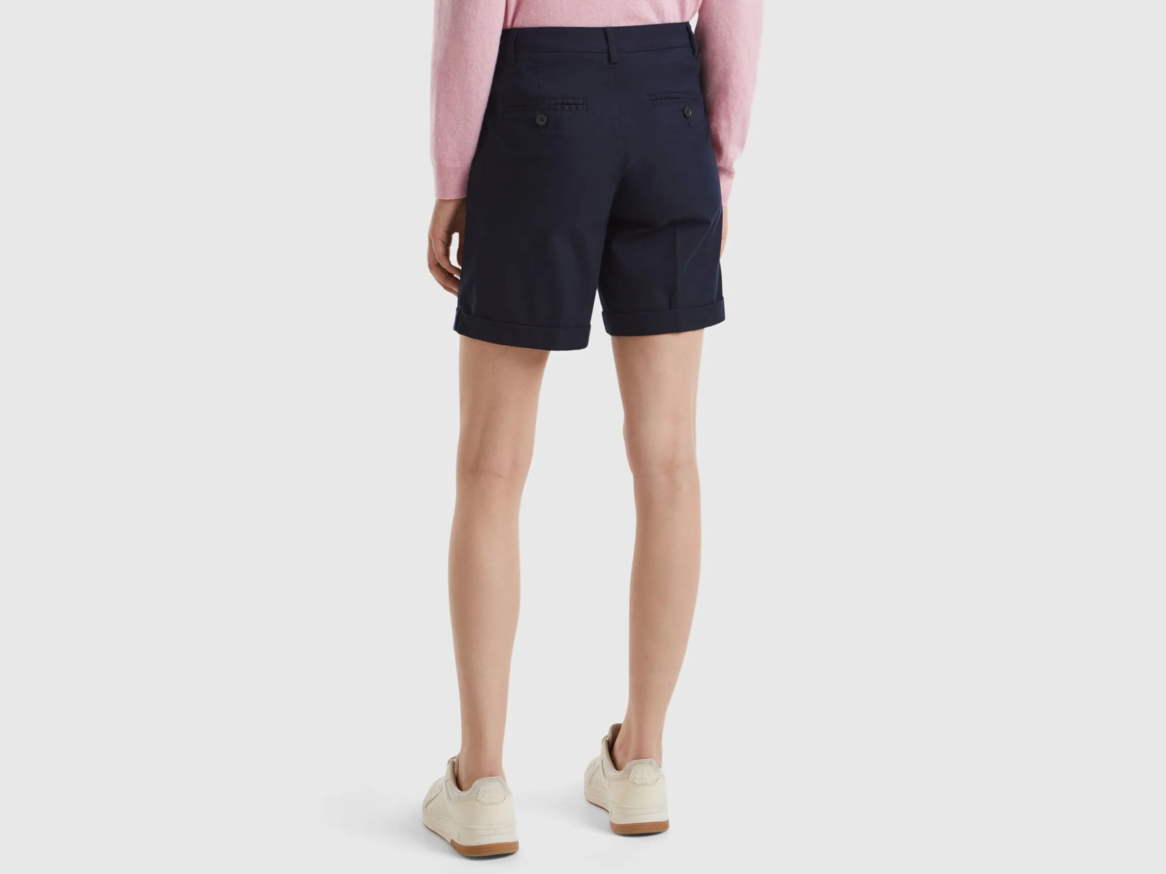 Bermudas in stretch cotton