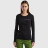 Black 100% cotton long sleeve t-shirt