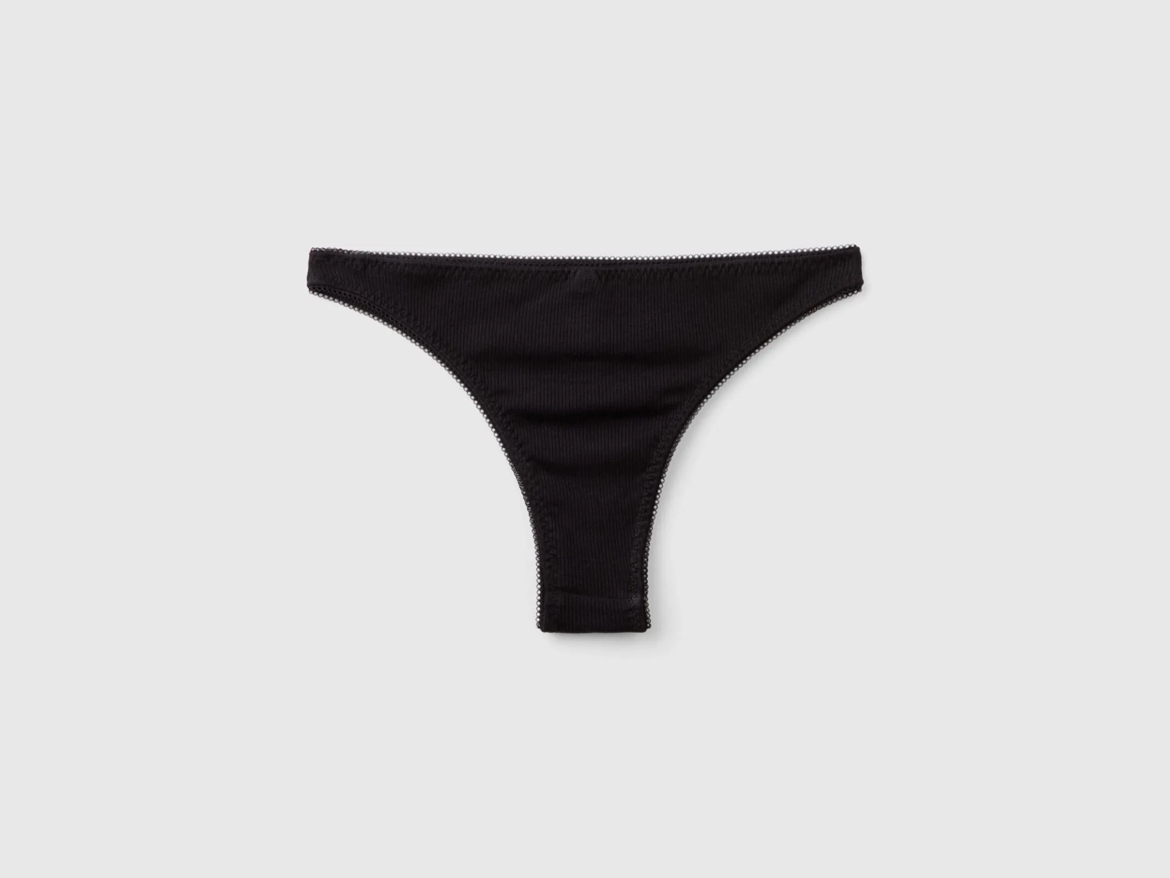 Black Christmas briefs with text embroidery