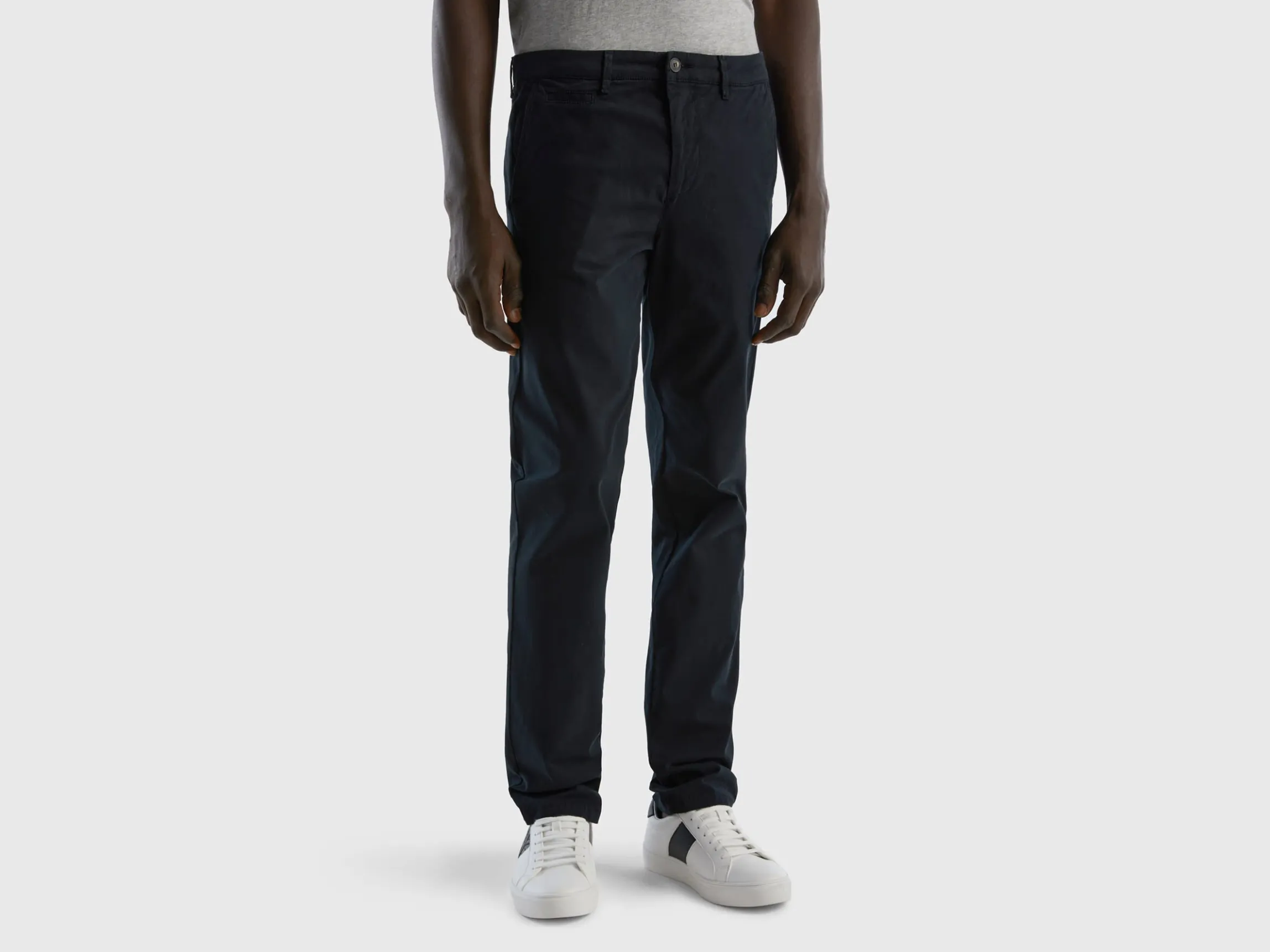 Black slim fit chino