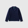 Blazer in cotton blend