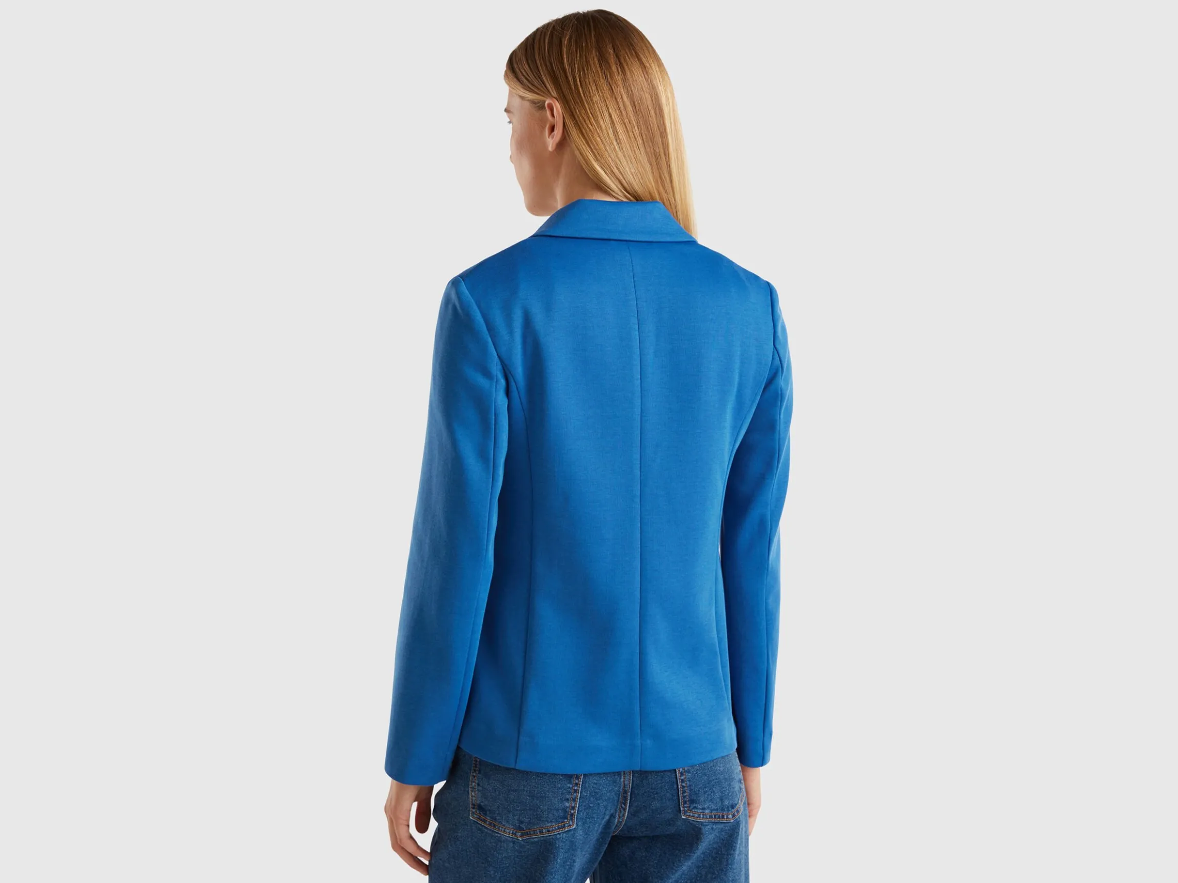 Blazer in cotton blend
