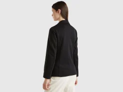 Blazer in cotton blend