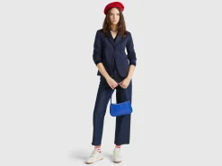 Blazer in cotton blend