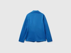 Blazer in cotton blend