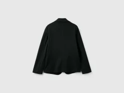 Blazer in cotton blend