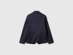 Blazer in cotton blend