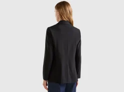 Blazer in stretch viscose blend
