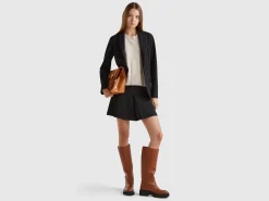 Blazer in stretch viscose blend