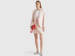 Blazer in stretch viscose blend