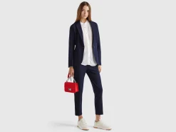 Blazer in stretch viscose blend