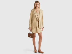 Blazer in stretch viscose blend