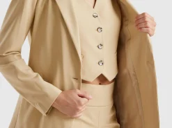 Blazer in stretch viscose blend