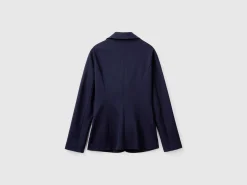 Blazer in stretch viscose blend