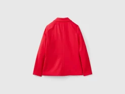 Blazer in stretch viscose blend