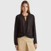 Blouse in pure viscose