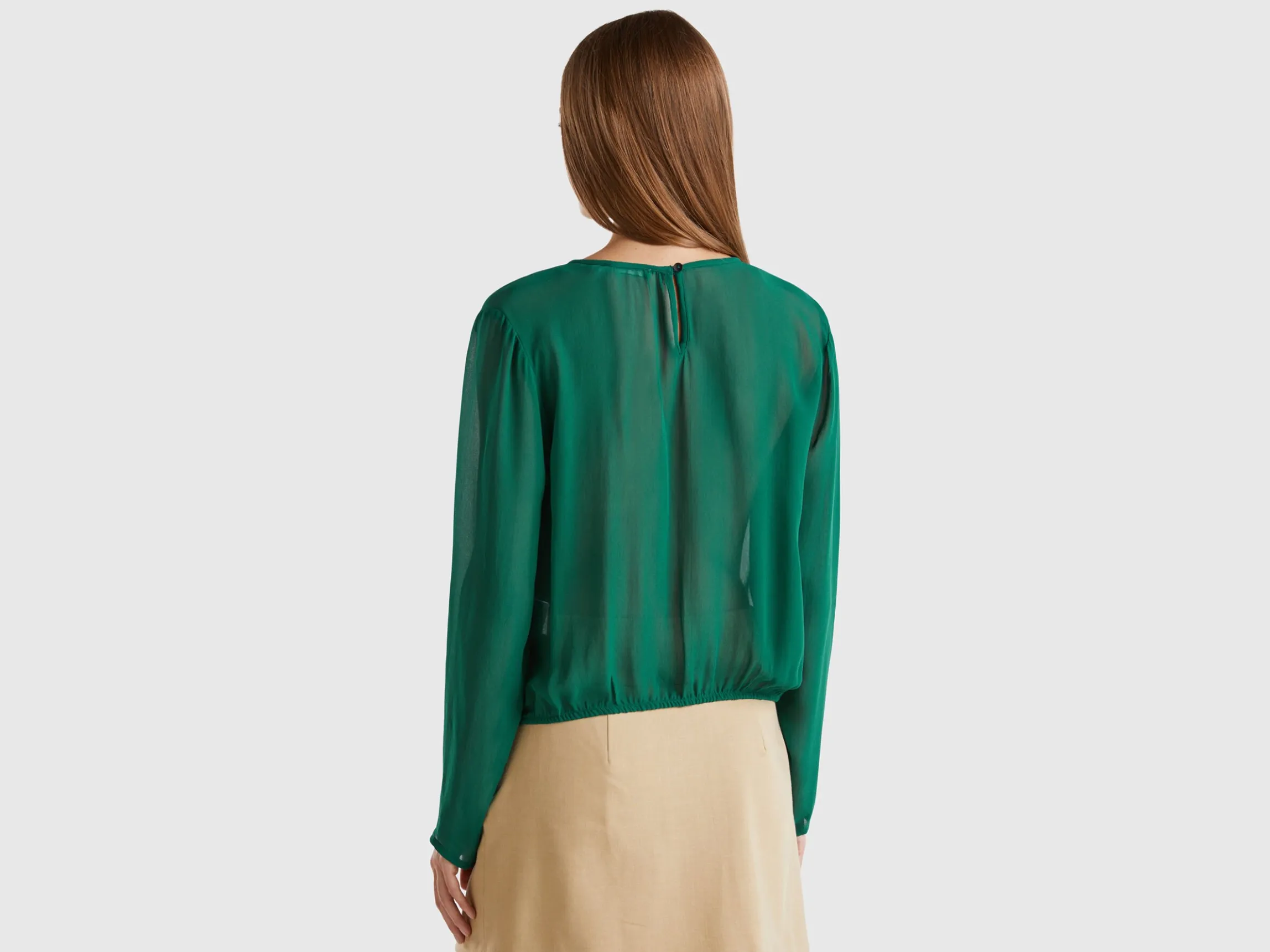 Blouse in pure viscose