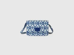 Blue Be Bag with heart print