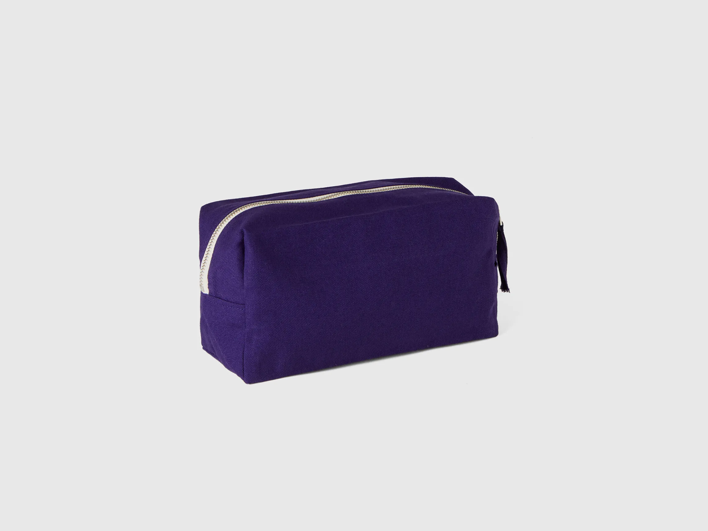 Blue beauty case in pure cotton
