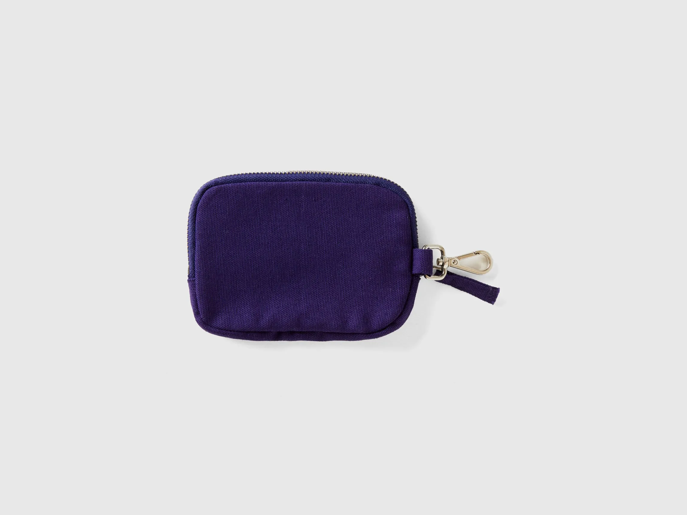 Blue keychain and coin purse