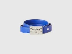 Blue thin belt