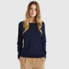 Boat neck sweater