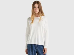 Boat neck sweater