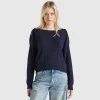 Boat neck sweater