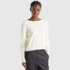Boat neck sweater