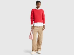 Boat neck sweater
