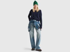 Boat neck sweater