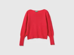 Boat neck sweater